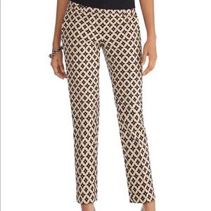 WHBM Printed Slim Ankle Pants... looks like LV😻